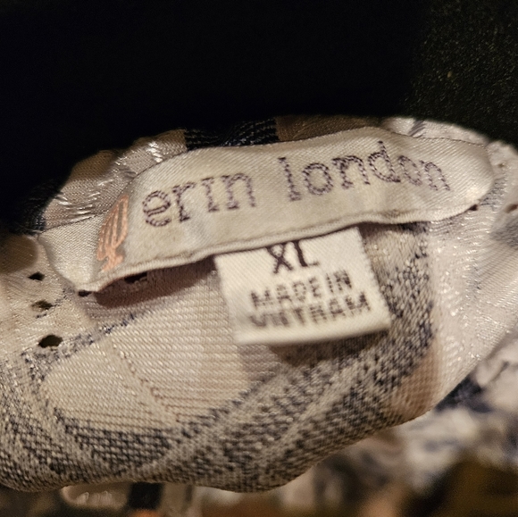 Erin London Floral Blouse XL - Picture 4 of 4